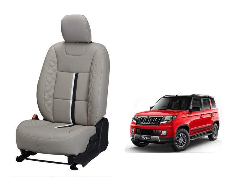 Mahindra Tuv 300 Trace Series 3D Custom Nappa Leather Car Seat Covers