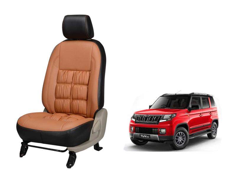 Mahindra Tuv 300 Comfort Series 3D Custom Stallion Leather Car Seat Covers