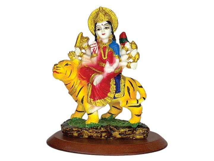 Sherawali Mata Idol for Car Dashboard