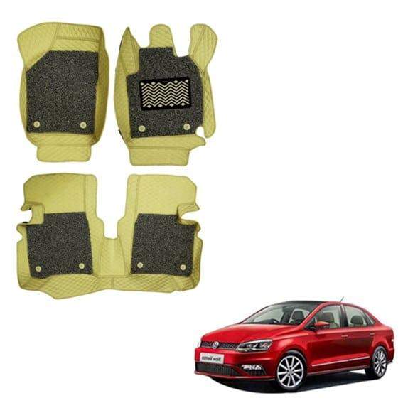 Volkswagen Vento Premium 7D Mat Carpet - Beige Colour