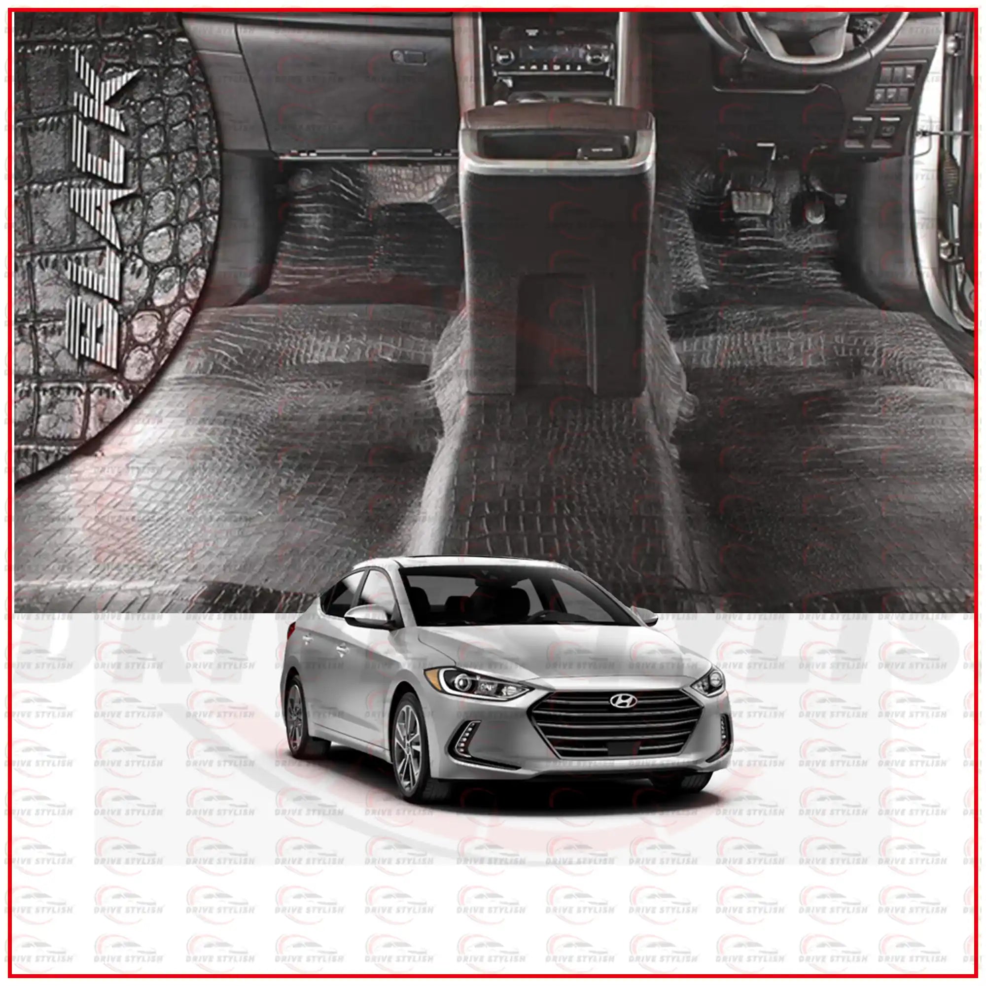 Car Flooring Lamination for Hyundai Verna 2017