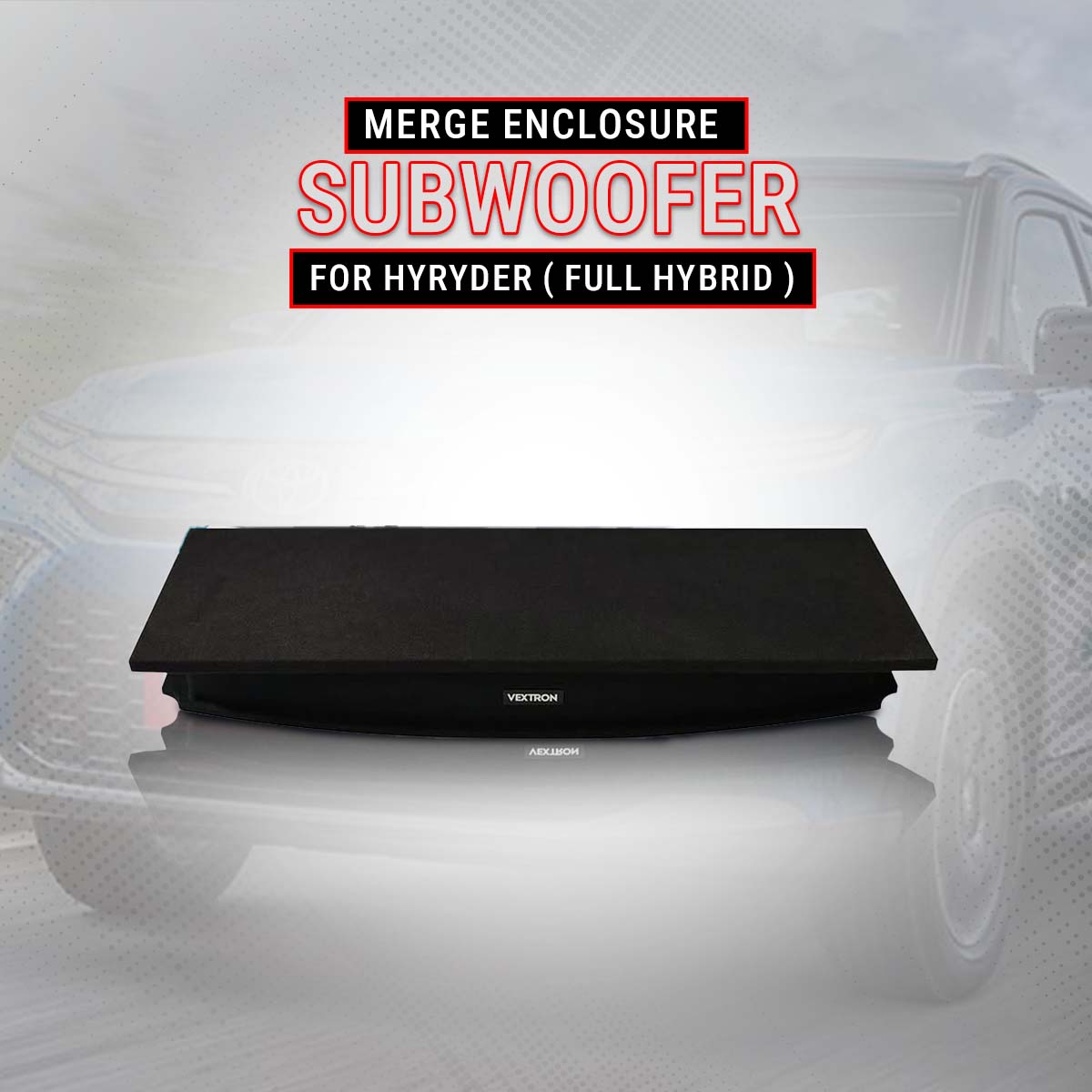Vextron Car Specific Subwoofer For Grand Vitara/ Hyryder | 8 Inch Amplifier | Full Hybrid