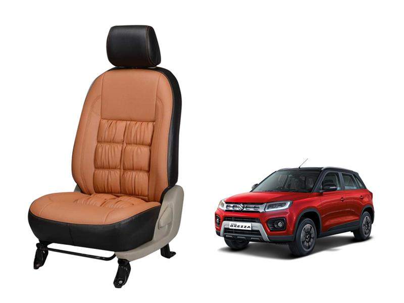 Maruti Suzuki Vitara Brezza 2020 Comfort Series 3D Custom Stallion Leather Car Seat Covers