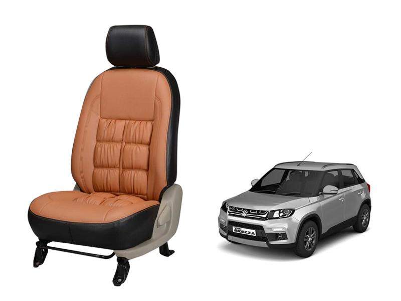 Maruti Suzuki Vitara Brezza Comfort Series 3D Custom Stallion Leather Car Seat Covers