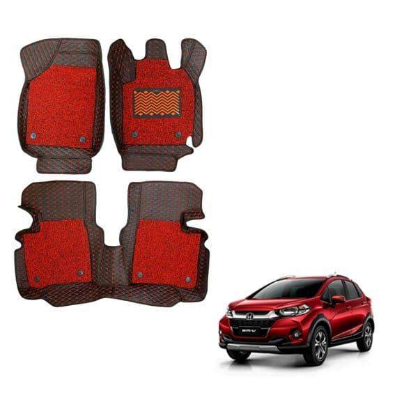 Honda WR-V Premium Floor Mats - Red Colour