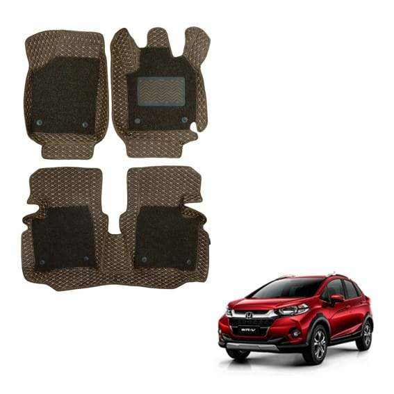 Honda WR-V Lavish 7D Boot Mat - Brown Colour