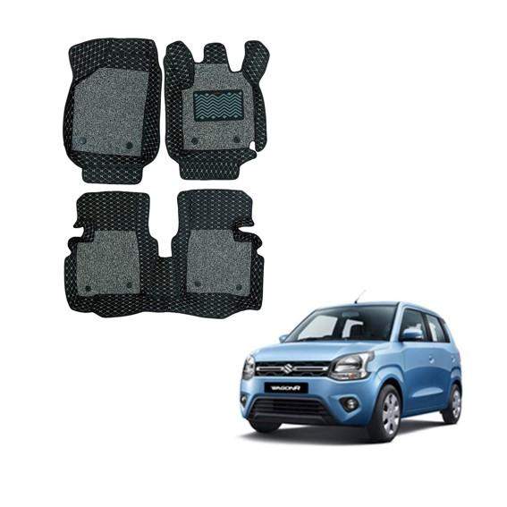 Maruti Suzuki Wagon R (2019) Lavish Floor Mats - Black/Grey Colour