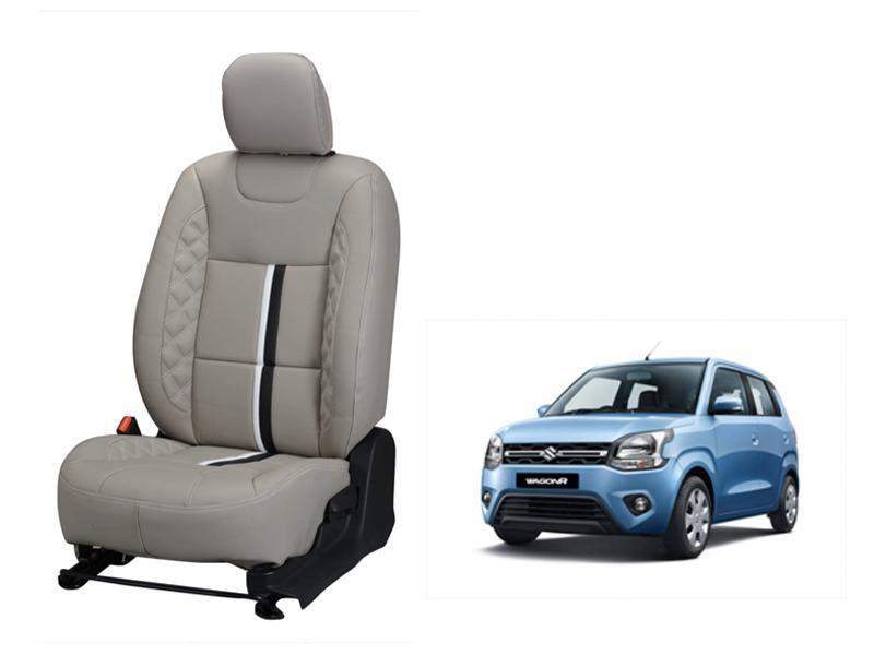 Maruti Suzuki Wagonr 2019 Trace Series 3D Custom Nappa Leather Car Seat Covers