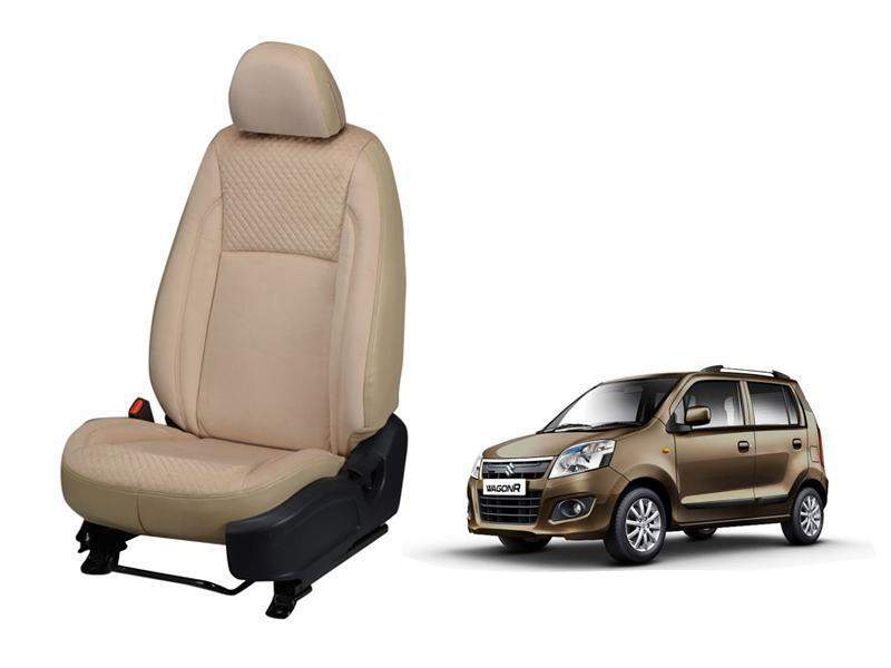 Maruti Suzuki Wagonr(K-Series) Velvet SERIES 3D CUSTOM ART LEATHER CAR SEAT COVERS