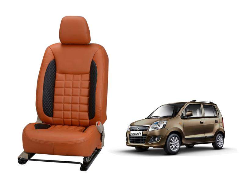 Maruti Suzuki Wagonr (K-Series) Prism Series 3D Custom Nappa Leather Car Seat Covers