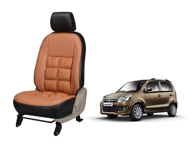 Maruti Suzuki Wagonr(K-Series) Comfort Series 3D Custom Stallion Leather Car Seat Covers