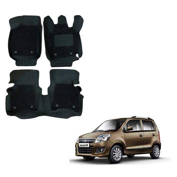 Maruti Suzuki New Wagon R (K-Series) Premium Foot Mattress - Black Colour