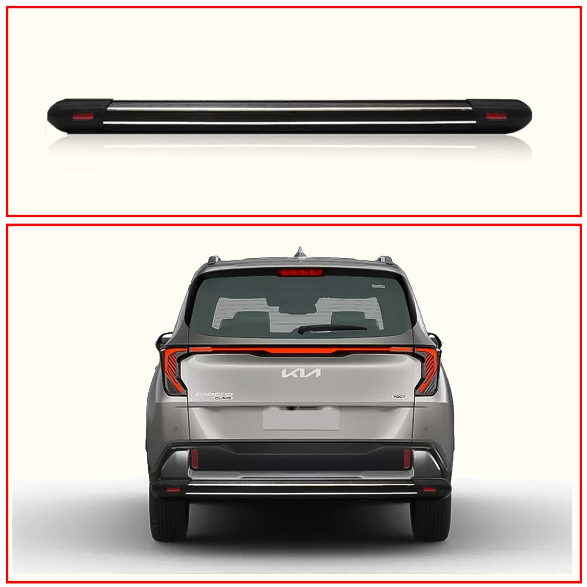Rear Bumper Safety Guard For Kia Clavis || Aluminum