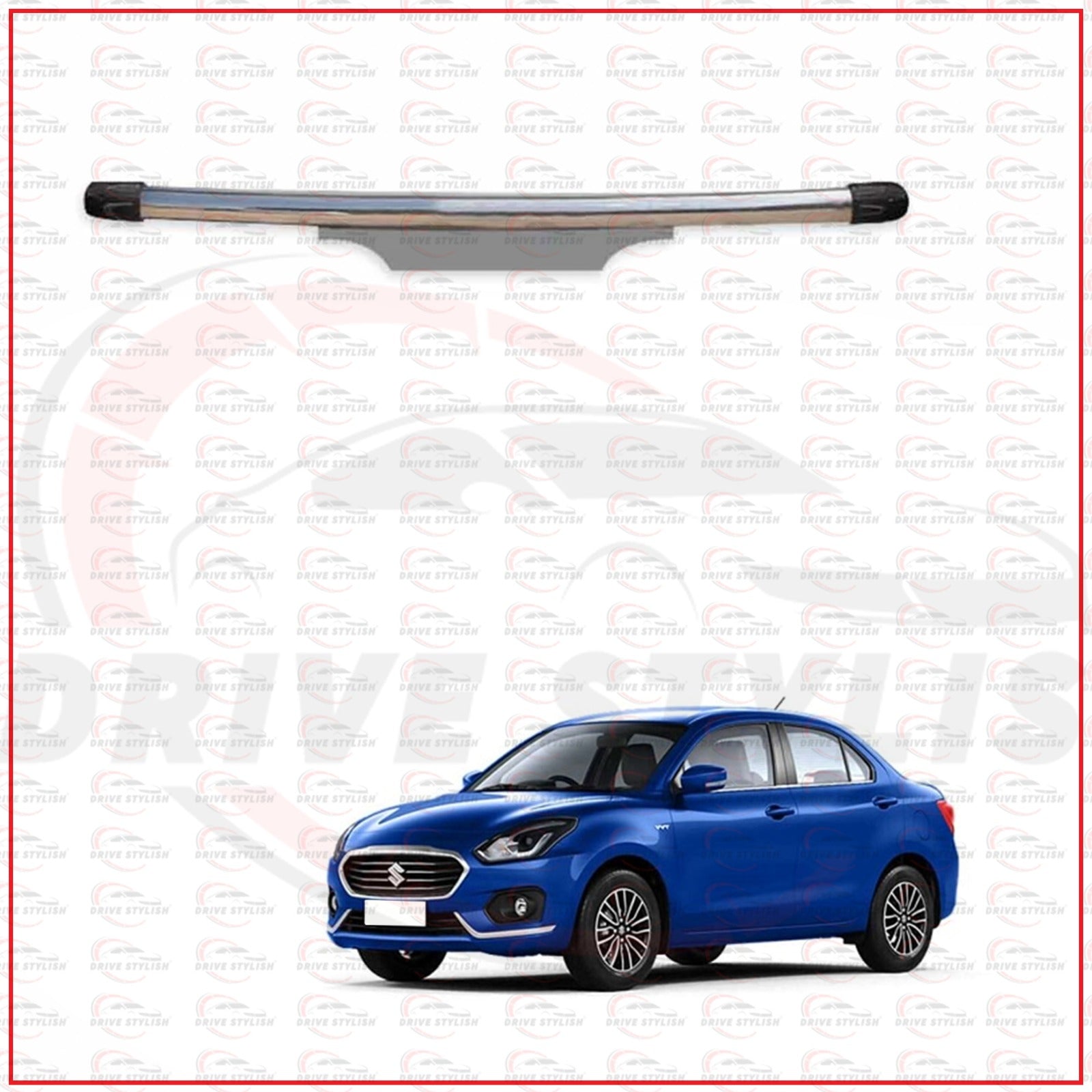 Rear Bumper Safety Guard For Dzire || Steel All Model