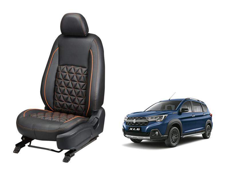 Maruti Suzuki X-L6 Diamond Series 3D Custom Nappa Leather Car Seat Covers