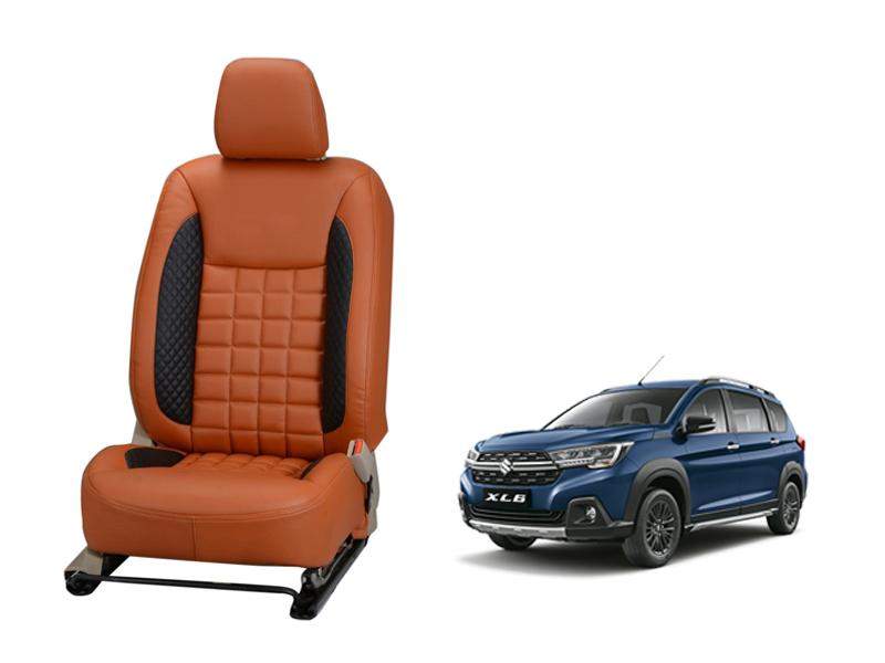 Maruti Suzuki XL-6 Prism Series 3D Custom Nappa Leather Car Seat Covers