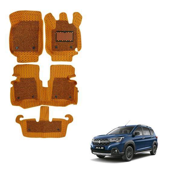 Maruti Suzuki XL6 Luxury 7D Mat Carpet - Tan Colour