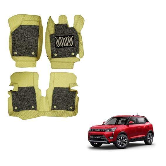 Mahindra XUV 300 Illustrious 7D Foot Mats - Beige Colour