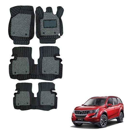 Mahindra XUV 500 Attractive Foot Mats - Black/Grey Colour