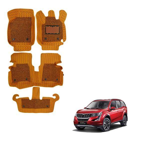 Mahindra XUV 500 Premium 7D Mat Carpet - Tan Colour