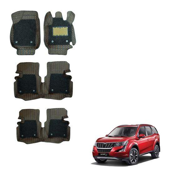 Mahindra XUV 500 Superior Floor Mats - Silver/Tan Colour