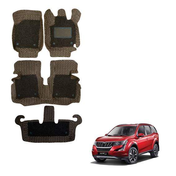 Mahindra XUV 500 Luxury 7D Boot Mat - Brown Colour