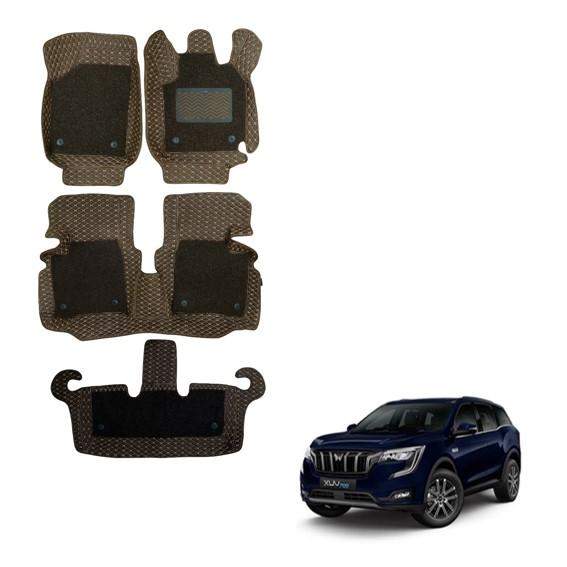 Mahindra XUV 700 Waterproof 7D Boot Mat - Brown Colour