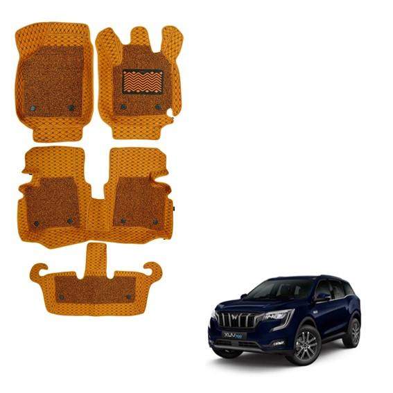 Mahindra XUV 700 Luxury 7D Mat Carpet - Tan Colour