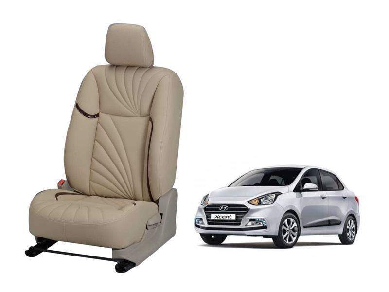 Hyundai Xcent Dove Series 3D Custom Nappa Leather Car Seat Cover