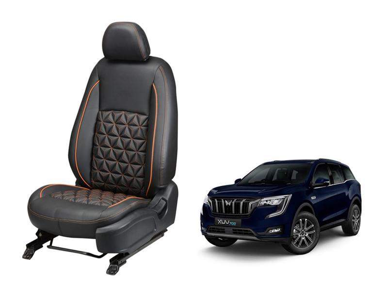 Mahindra XUV 700 Diamond Series 3D Custom Nappa Leather Car Seat Covers