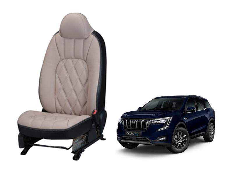 Mahindra Xuv 700 Threading SERIES 3D CUSTOM ART LEATHER CAR SEAT COVERS