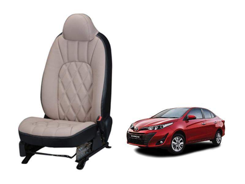 Toyota Yaris Threading SERIES 3D CUSTOM ART LEATHER CAR SEAT COVERS