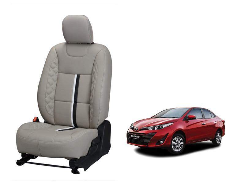 Toyota Yaris Trace Series 3D Custom Nappa Leather Car Seat Covers