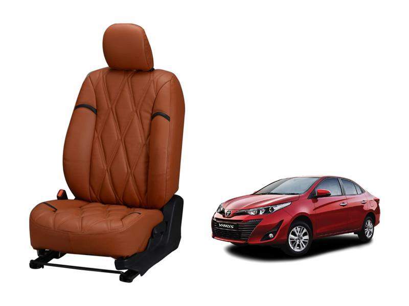 Toyota Yaris Kite Series 3D Custom Nappa Leather Car Seat Covers