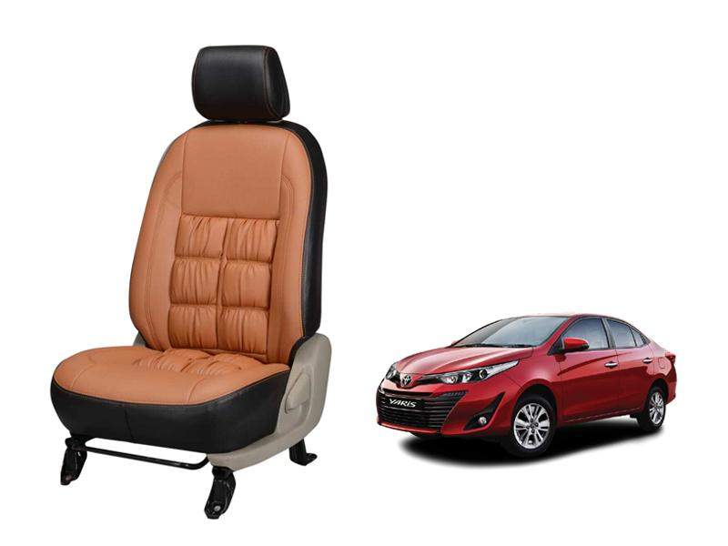 Toyota Yaris Comfort Series 3D Custom Stallion Leather Car Seat Covers