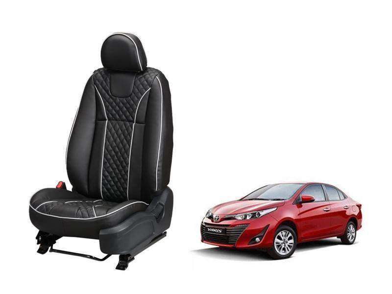 Toyota Yaris MOON SERIES 3D CUSTOM ART LEATHER CAR SEAT COVERS