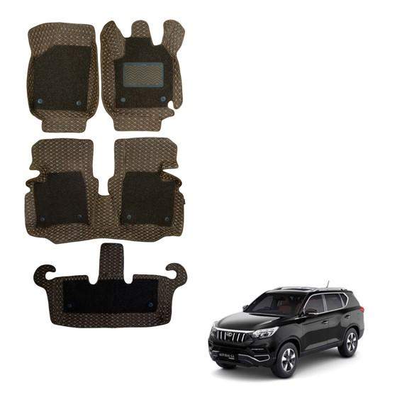 Mahindra Alturas Lavish Floor Mats - Brown Colour