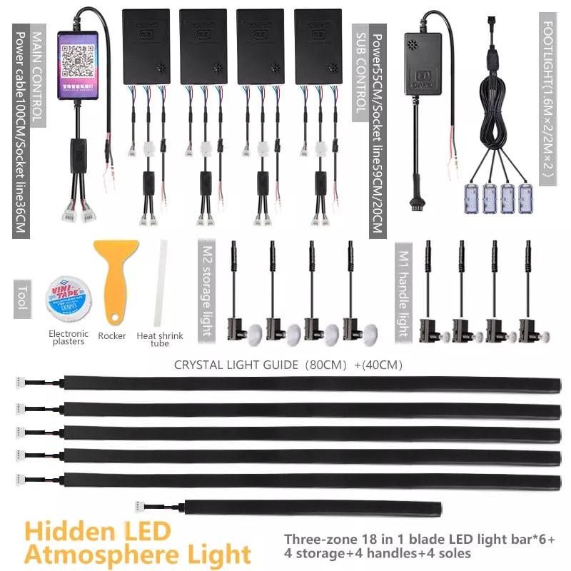 CARDI K4 Ambient Lights - Kit of 18 Pieces