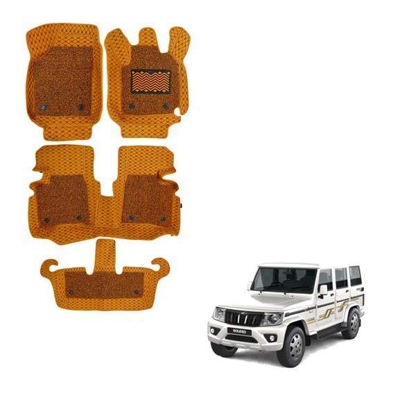 Mahindra Bolero Superior 7D Mats - Tan Colour