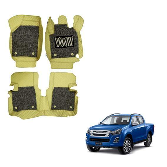 Isuzu D-Max / Isuzu V-Cross Luxurious 7D Mat Carpet - Beige Colour