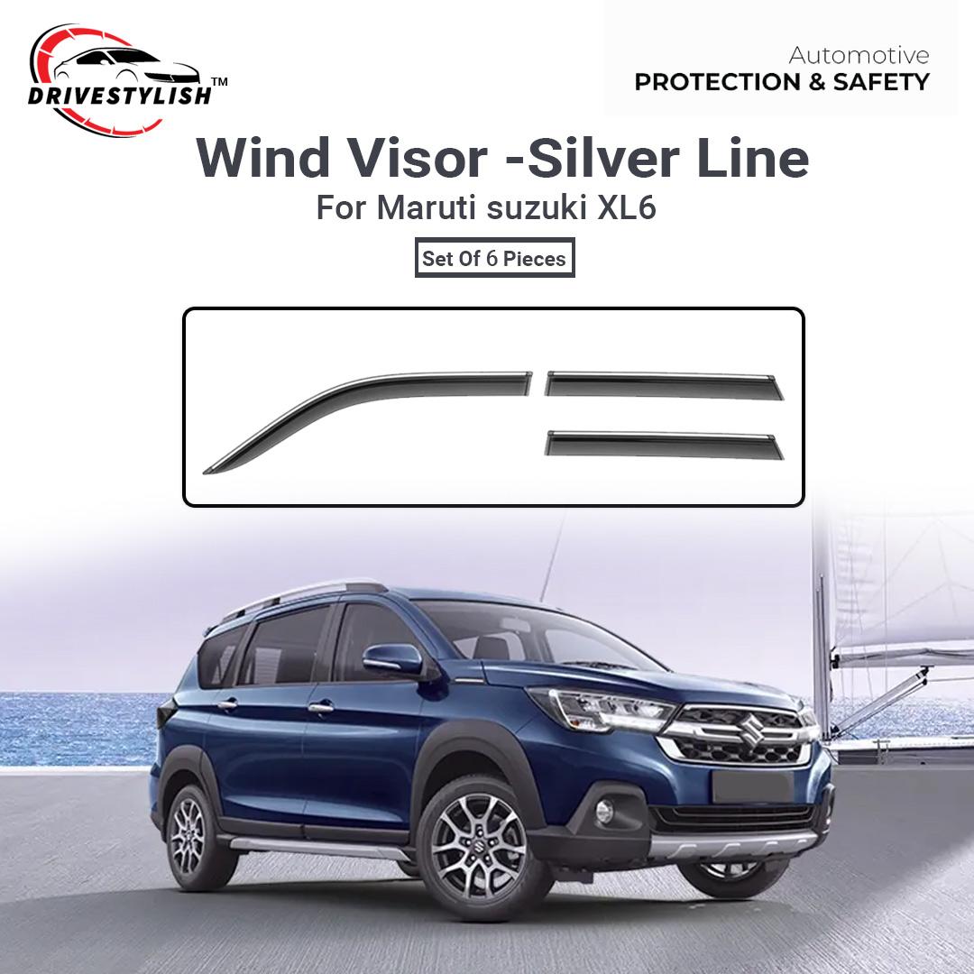 Maruti Suzuki XL6 Wind Visor – Chrome Insert