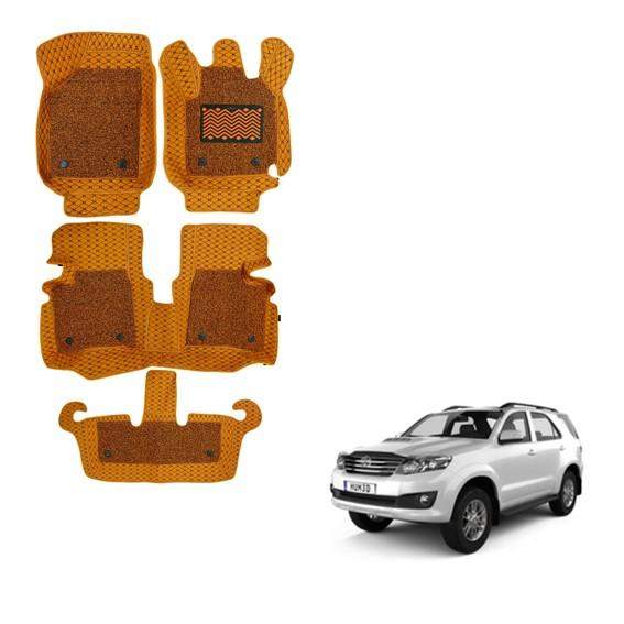 Toyota Fortuner (2012) Premium 7D Boot Mat - Tan Colour