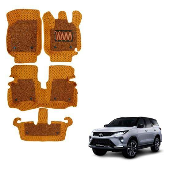 Toyota Fortuner Legender Deluxe 7D Boot Mat - Tan Colour