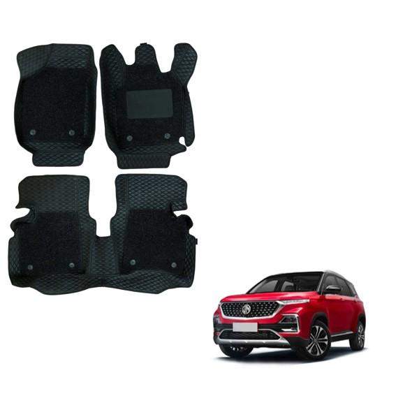 Illustrious Foot Mats for MG Hector - Black Colour