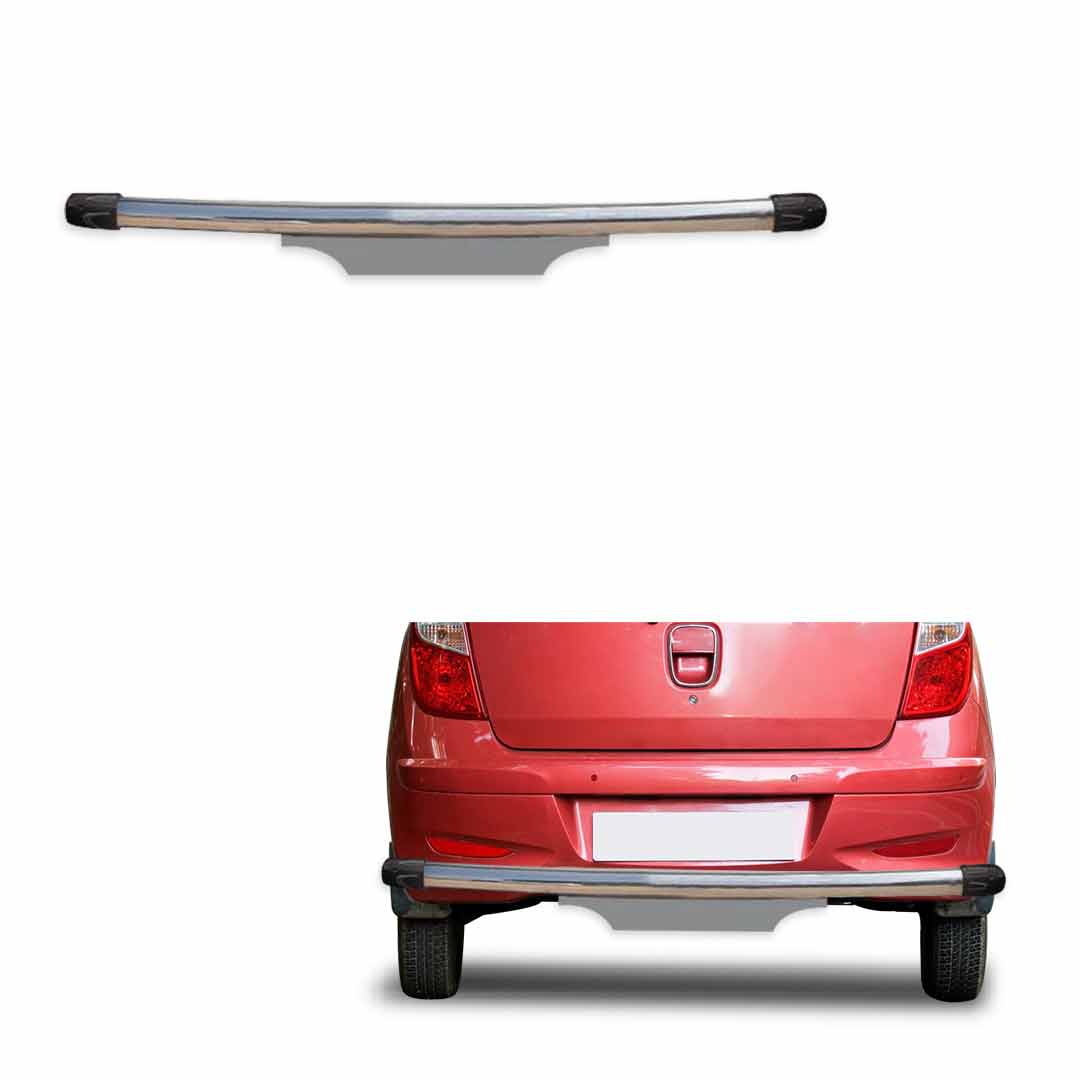 Rear Bumper Safety Guards for Hyundai i-10 - in Active Plates