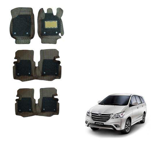 Toyota Innova Illustrious 7D Boot Mat - Black/Tan Colour