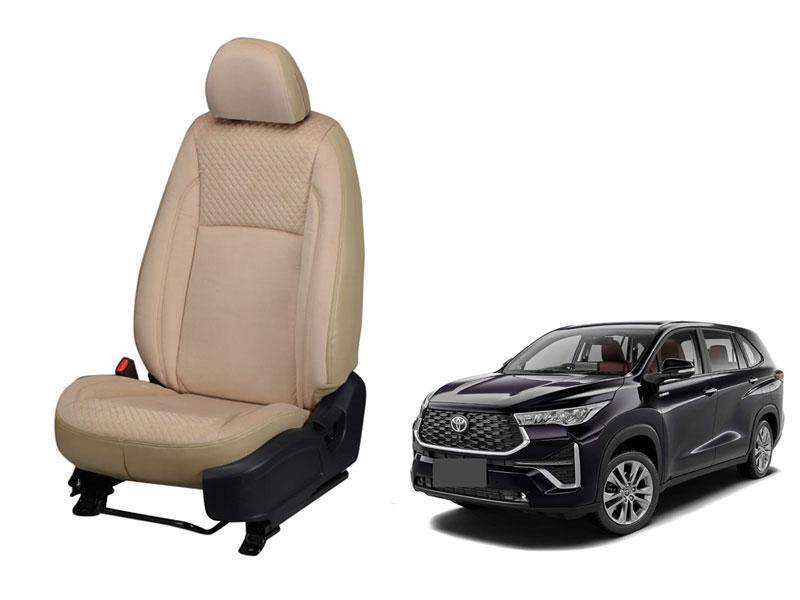 Toyota Innova Hycross Full Bucket Seat Cover - Velvet Series