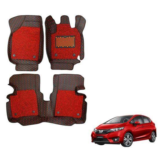 Honda New Jazz Premium 7D Boot Mat - Red Colour