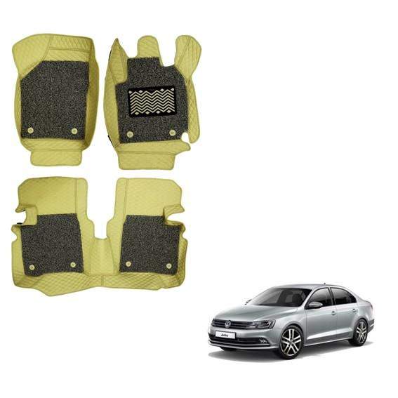 Volkswagen Jetta Attractive 7D Mats - Beige Colour