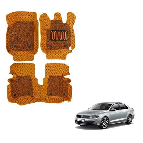 Volkswagen Jetta Premium 7D Foot Mats - Tan Colour